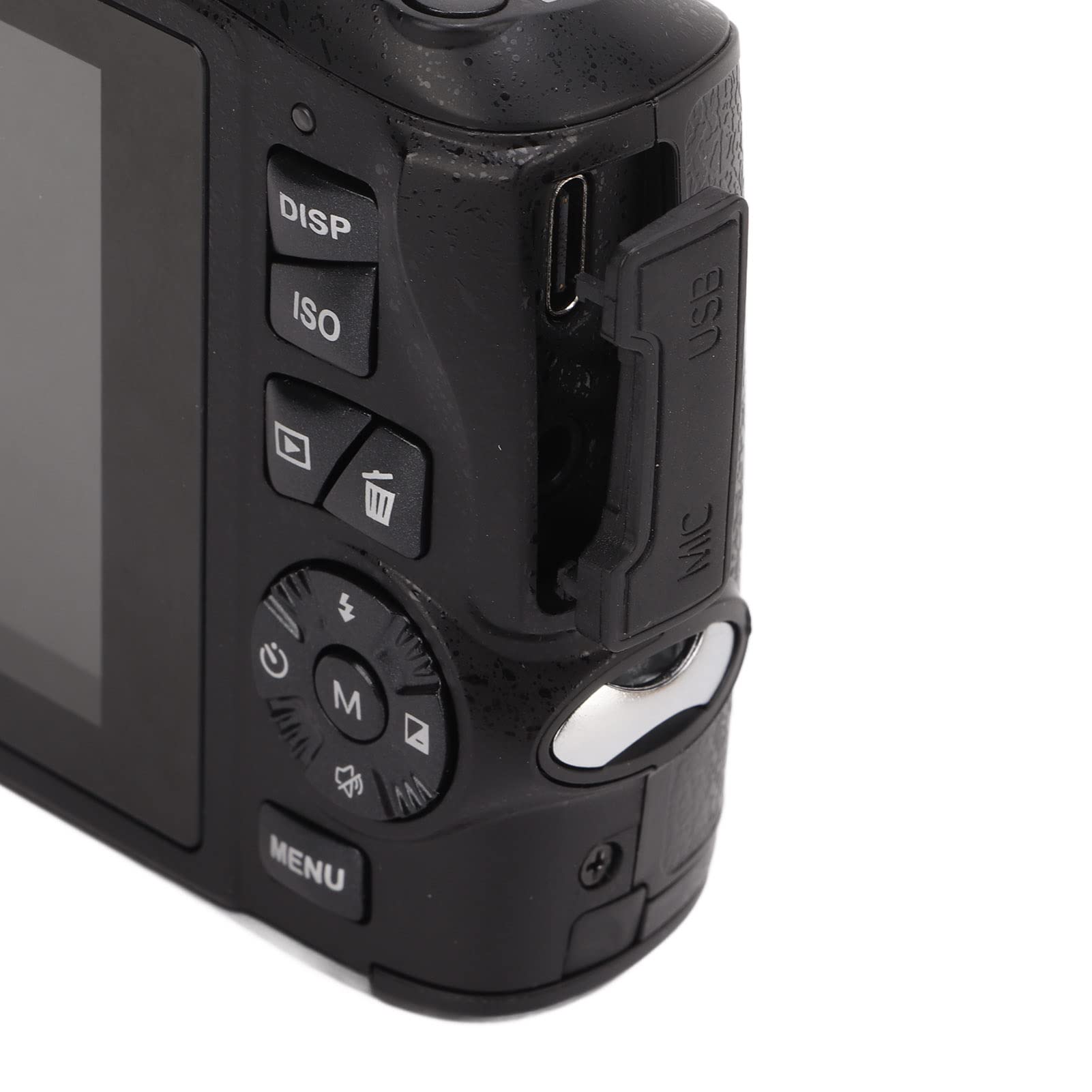 Fotocamera Digitale 4K, Videocamera Ultra HD 48MP, Zoom Digitale 16X, Schermo LCD Flip IPS da 3,2 Pollici, Videocamera con Porta per Microfono Esterno da 3,5 Mm Porta a Vite da 1/4