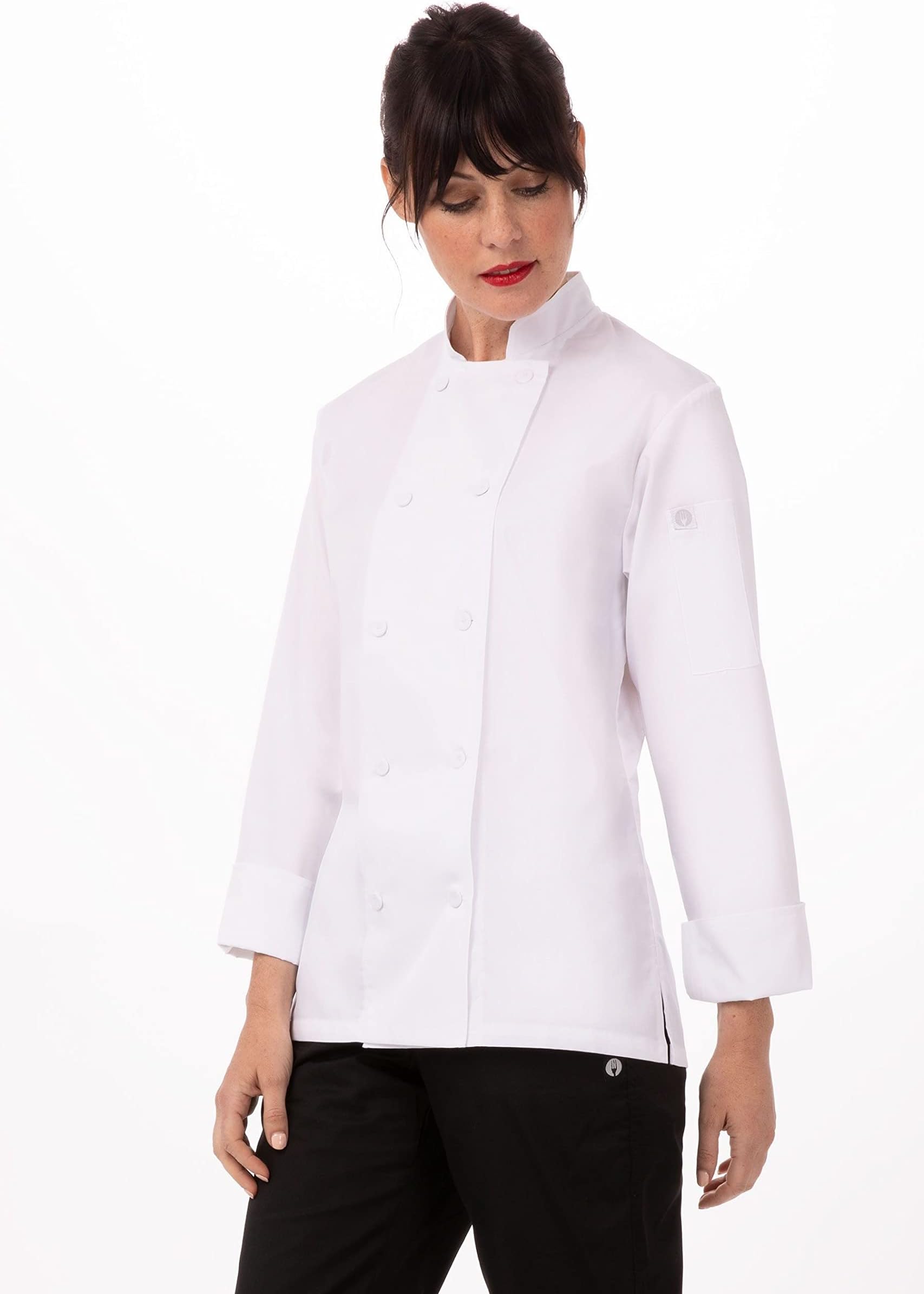 Chef Works B664-XXL Sofia Women's Chefs Jacket, 2X-Large, White