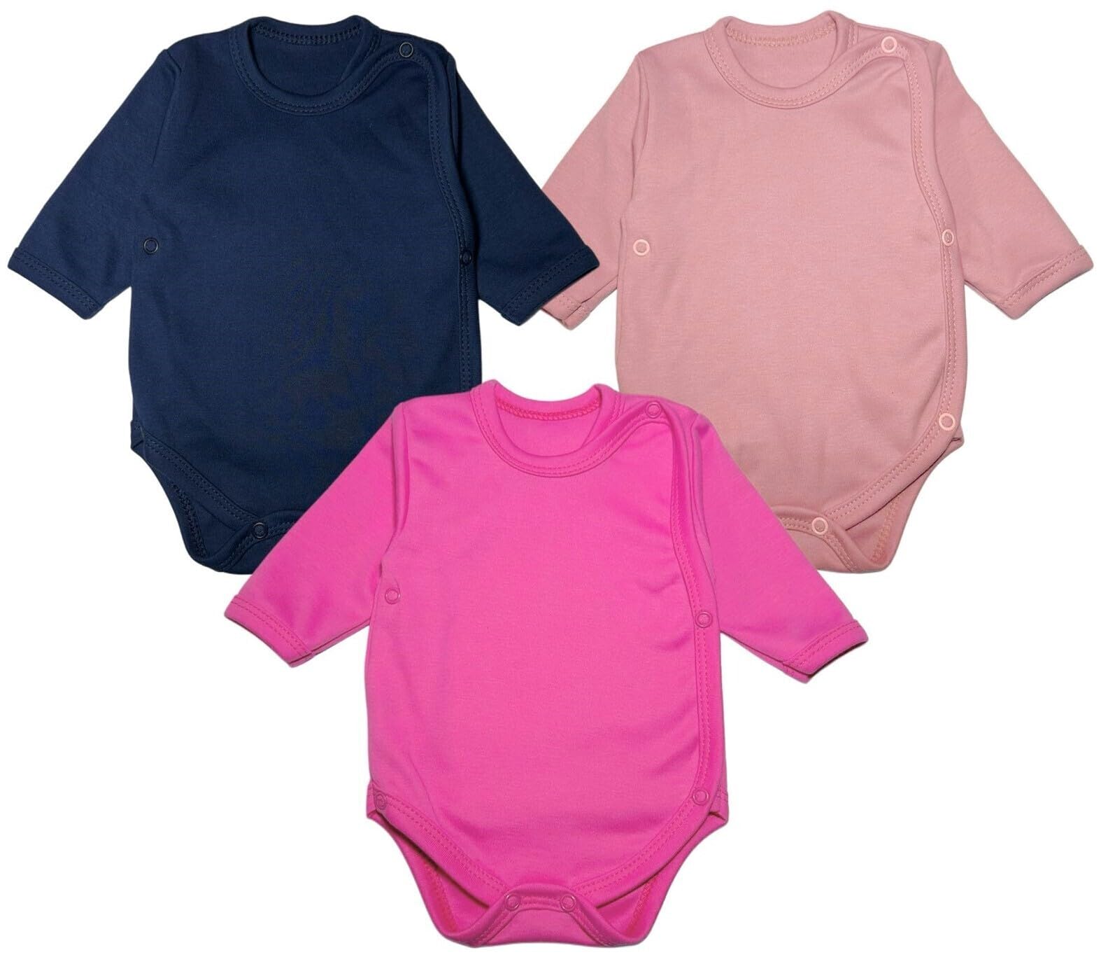 Wickelbody Langarm Langarmbody Wickelbodies Baumwolle