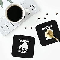 Vista 5 de American Bully - Posavasos absorbentes antiquemaduras, para comedor, cocina, oficina, 6