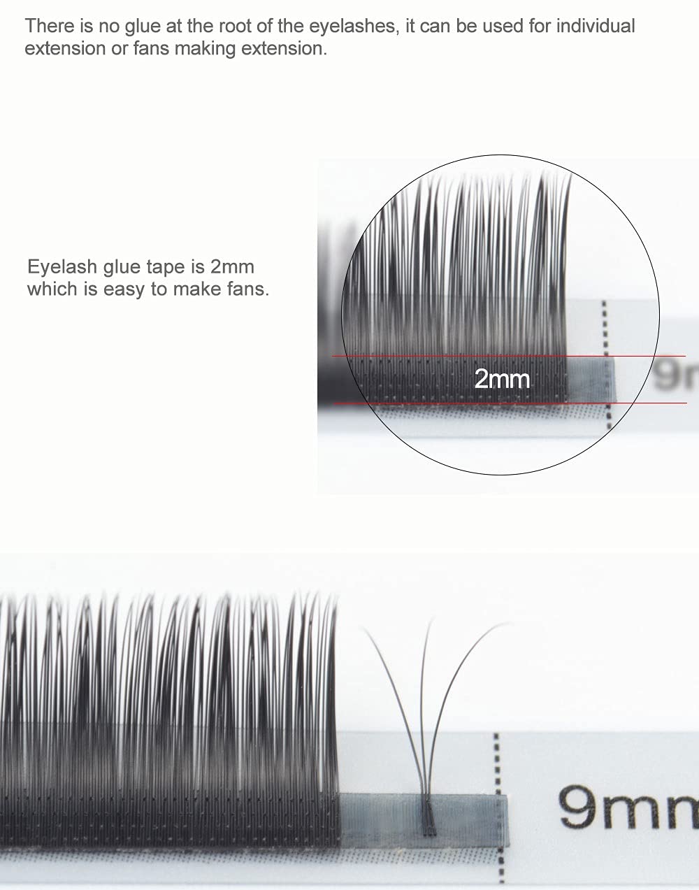 NAGARAKU Laser Beehive Eyelash Extensions Supplies 0.07 C curl Longer Lasting Individual Matte Black Clusters Single Length 16 Rows Beauty Salon (Thickness-0.07mm, Length-12mm, Curl-C) 3