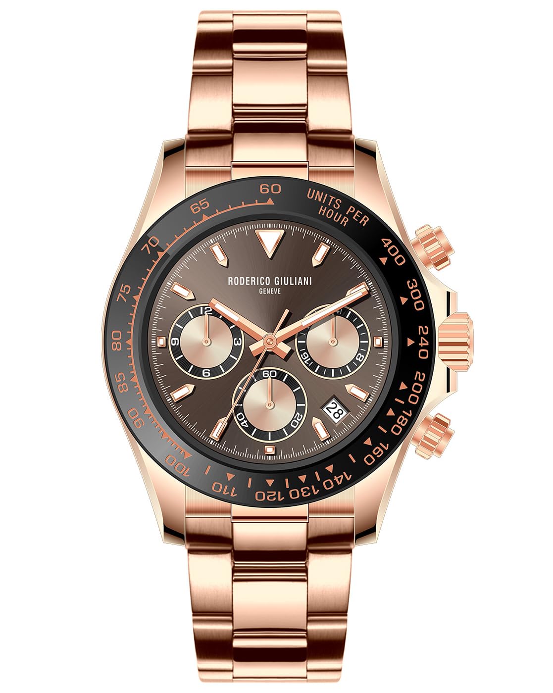 RODERICO GIULIANI Analog Chronograph Rose Gold DIAL Rose Gold CASE Mens Watch MSTC-7803 (B0CTQZGSM4) Amazon Price History, Amazon Price Tracker