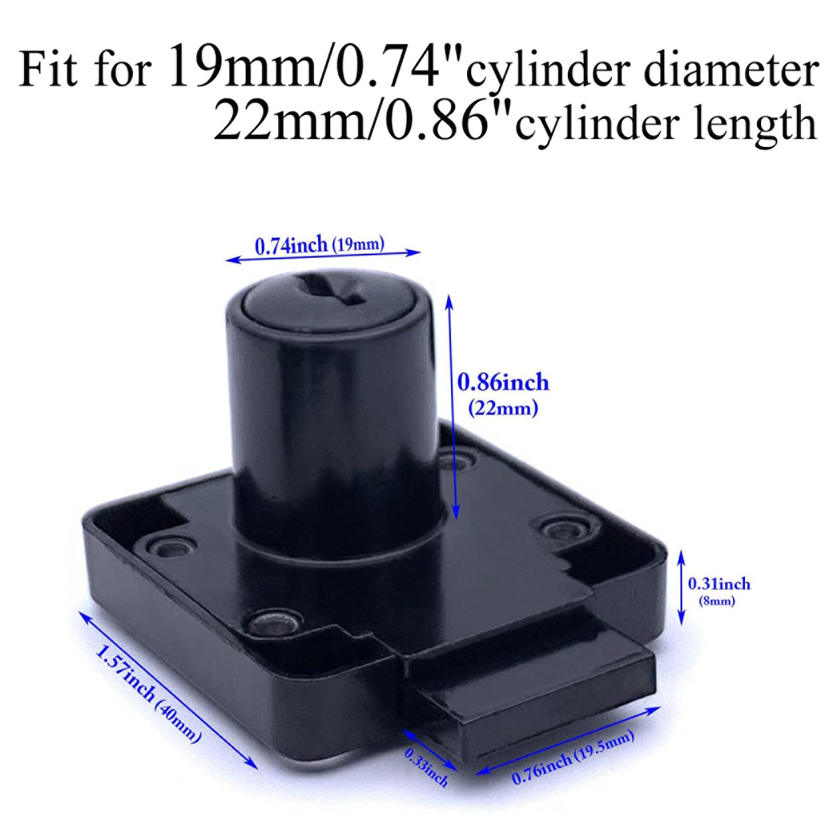 K.cld  Zinc Alloy Office Desk Drawer Locks XIEHE 138 Furniture