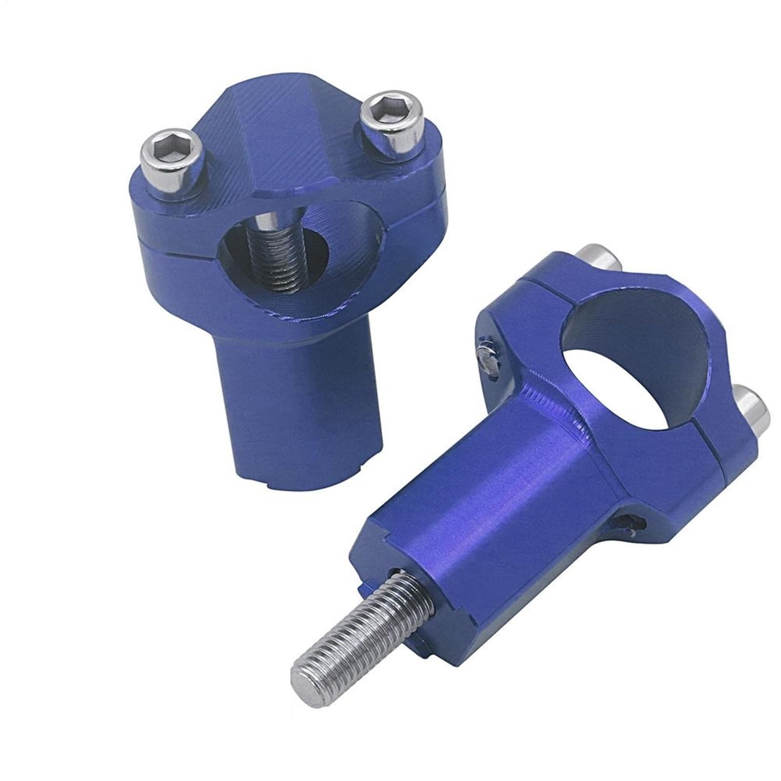 EHYSYN Handlebar Riser For Motorcycle Clamp Riser Motorcycle Motorbike Replacement Handle Accessories(Blue)