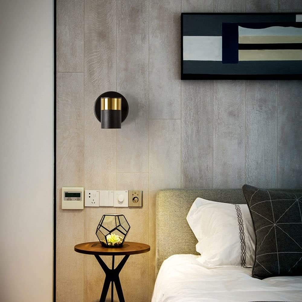 Wandleuchte Mauer Wandleuchte Metall Wandleuchte, Einstellbare Wandscheinwerfer, Hallenwand Schwenkboden Beleuchtung Vorrichtung Schlafzimmer Nacht Leselampen Für Schlafzimmerstudium Büro B