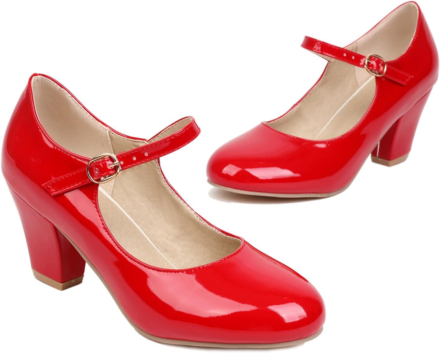 Amazon.com | LEMUTISME Women's Classic Closed Round Toe