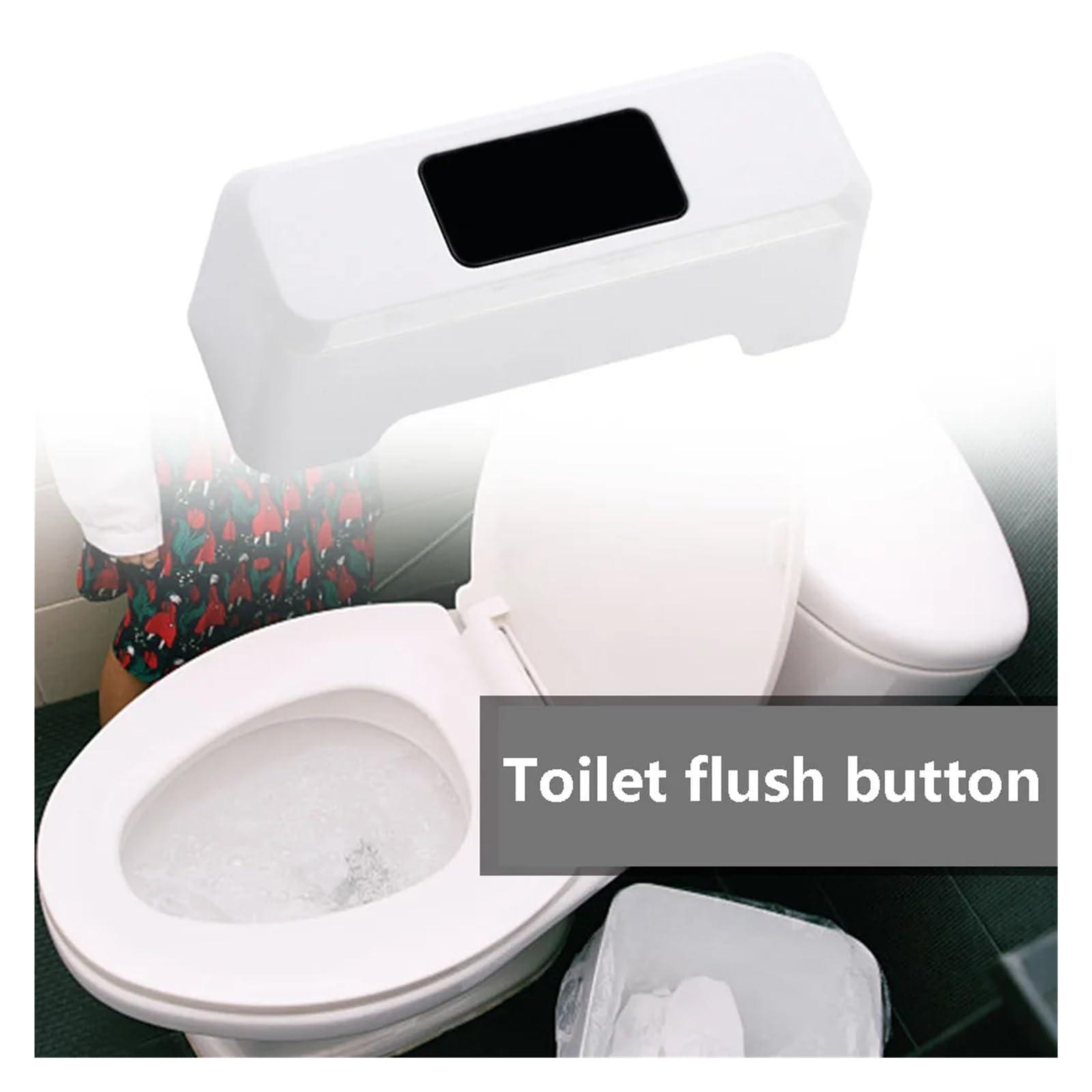 Fluxómetro manual para inodoro Sensor Automático Sin Contacto Con Pulsador Auxiliar For Descarga De Inodoro