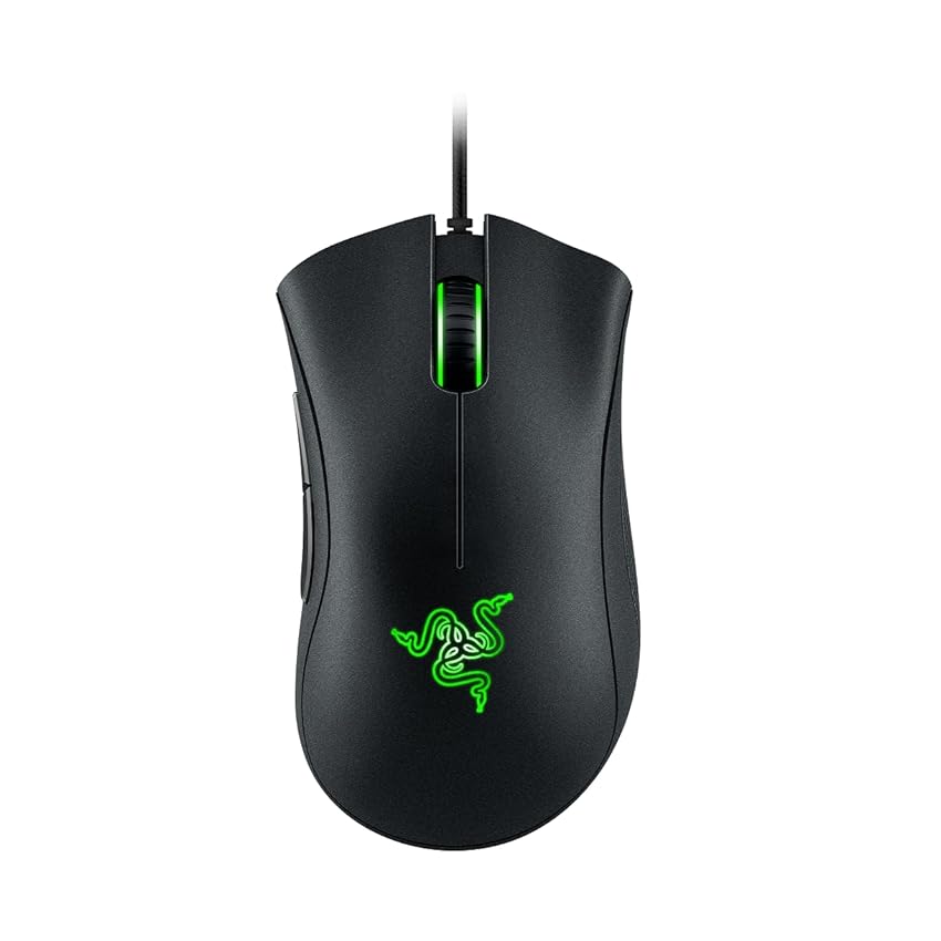 Immagine del prodotto Razer DeathAdder Essential (2021) Mouse da Gioco Cablato con Sensore Ottico da 6400 DPI (Sensore Ottico da 6400 DPI, 5 Pulsanti Programmabili, Fattore di Forma Ergonomico) Nero