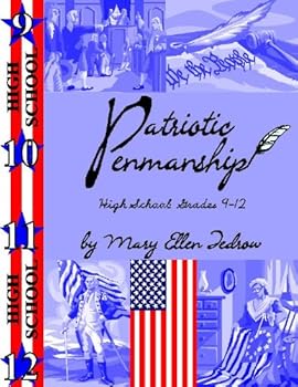 Paperback Patriotic Penmanship; Highschool (Grades 9 - 12) (Little Yellow Book) Book
