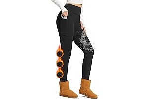 BALEAF Women's Zipper Leggings: Stay Warm and Secure in the Cold
