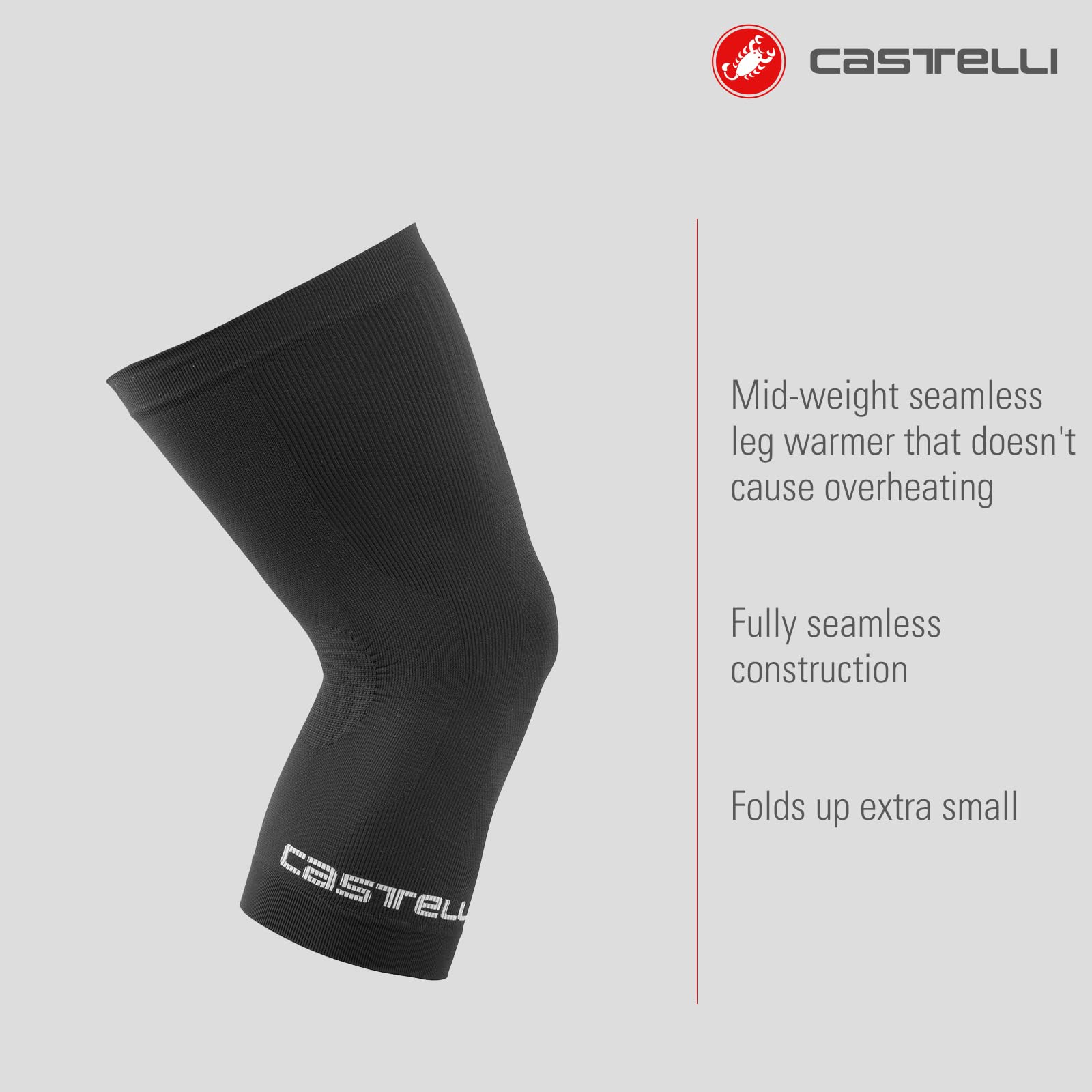 CASTELLI Pro Seamless Knee Warmer Calentadores unisex – Adulto (paquete de 1)