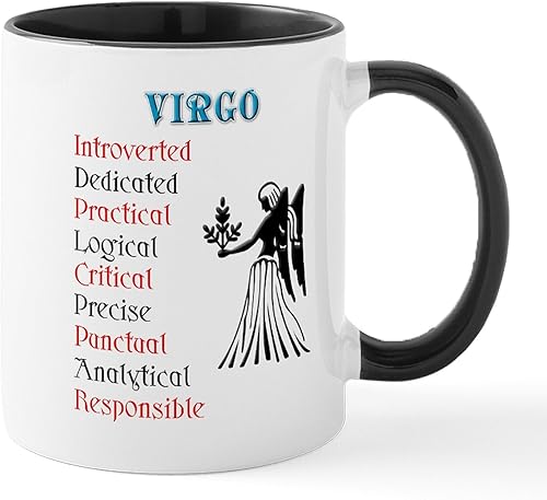 Miniatura 1 de CafePress Virgo Mug Taza de café de cerámica de 11 oz (11.0 fl oz)