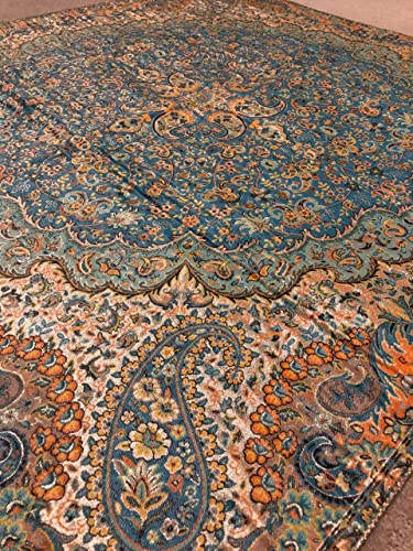 Table Cloth Wall Hang Decorative Gift Handmade 30” X 30” Art Termeh Paisley Tapestry Royalty Traditional Cultural #TOP1