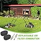 EPLZON 2 Stücke Rasenmäher Luftfilter und 2 Stücke Zündkerze, für Briggs & Stratton Motoren 550E 550EX Eco-Plus 575EX Series mit Ersetzt 798339 798452 593260 093000er 09P0000er Motor 4247 5432 5432K
