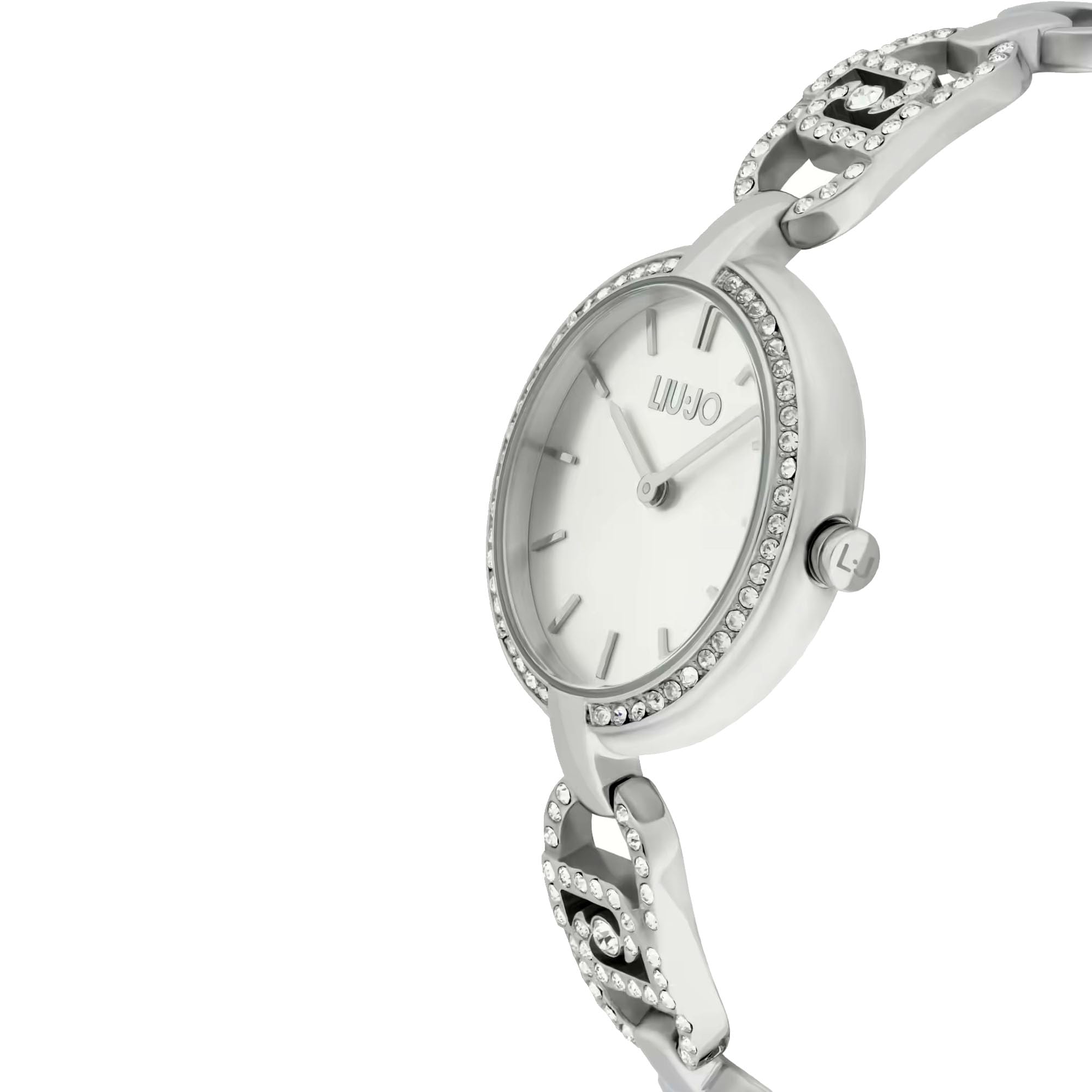 Liu Jo Identity Glare TLJ2349 Orologio da donna in acciaio con cinturino a bracciale ricoperto di cristalli