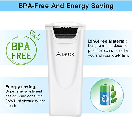 Miniatura 5 de Filtro de energía para acuario en tanque ultra silencioso pequeño filtro de tanque de peces 3W para acuario tanque de 1 a 10 galones, 1 año de