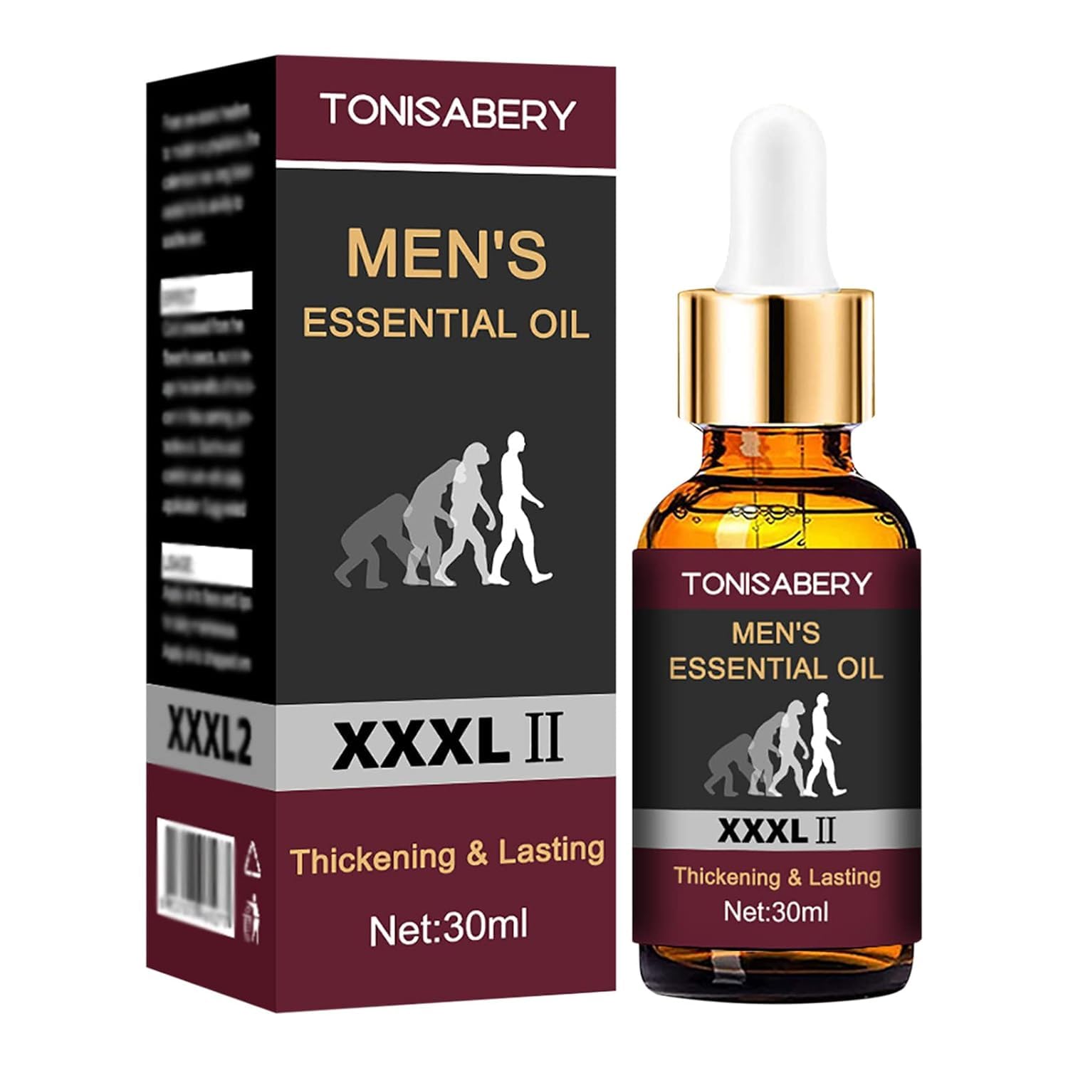 Tonisabery Enlargement Oil for Men, Tonisabery Men's Essential Oil Thickening Increase Size for Male by Tonisaberey Oil 30ml, Jojoba