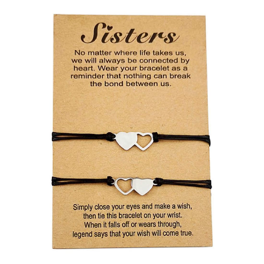 JITNGA Pulsera De Amistad A Juego De Pulseras Juego De Pulseras De Amistad A Juego Para Mejores Amigas, Pulseras De (2Piezas)