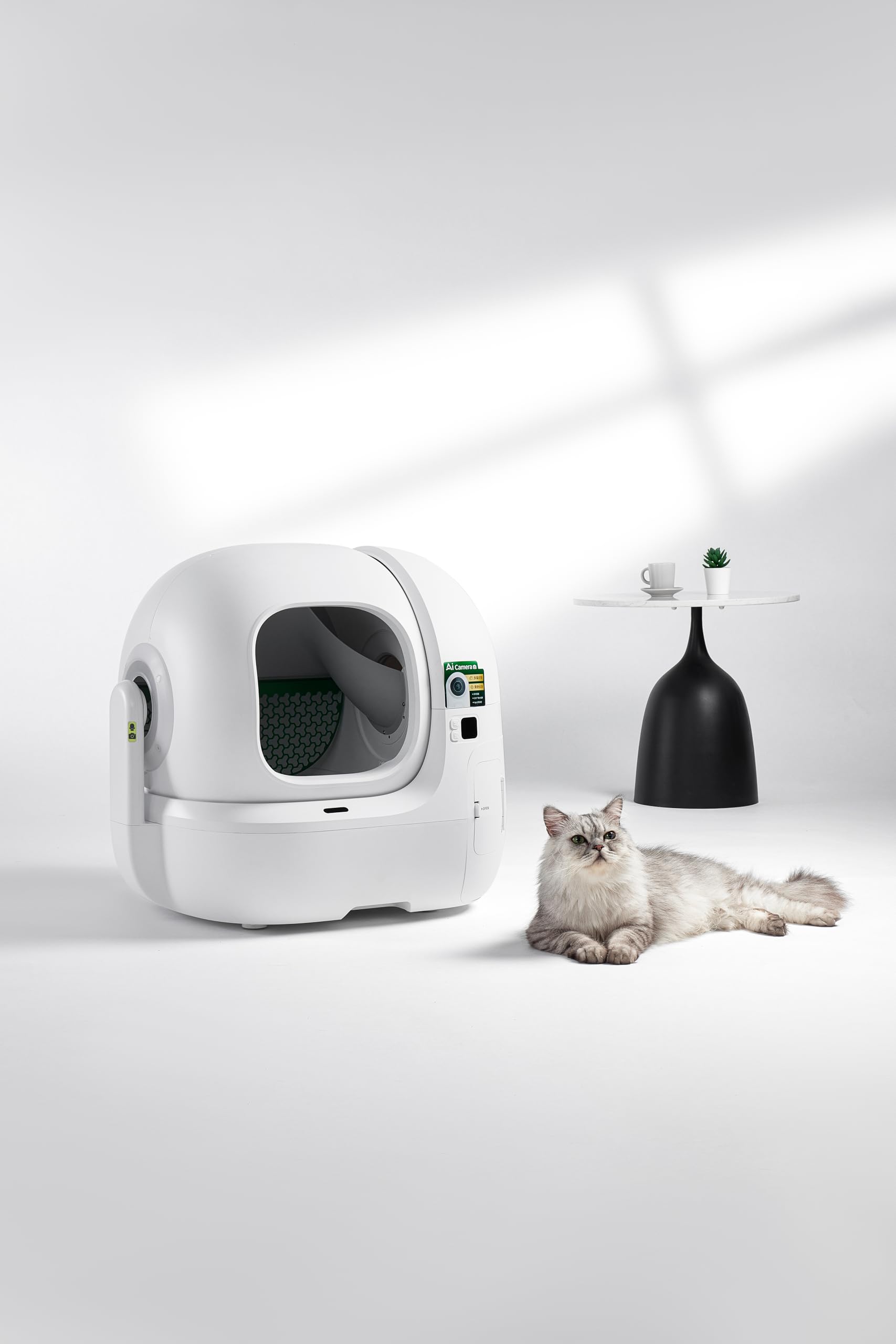 Amazon | [PETKIT(ペットキット)] 猫用AIカメラ付き自動トイレ 消臭剤