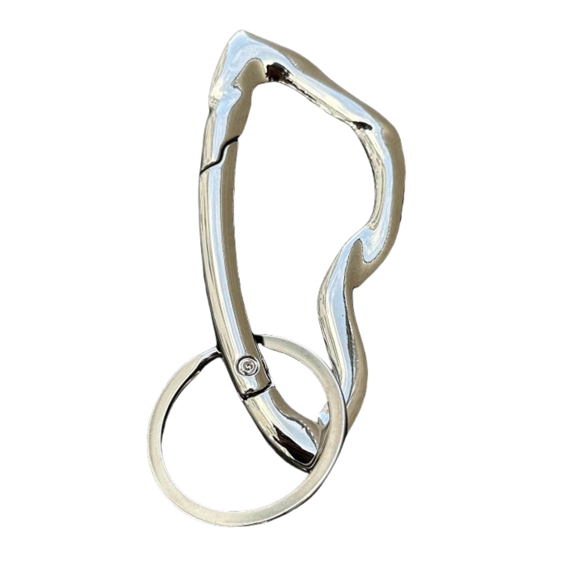 Cute Carabiner Keychain Clips Cool Modern Irregular Design Carabiner Hook Holder Key Ring Clasp for Men Women Gift