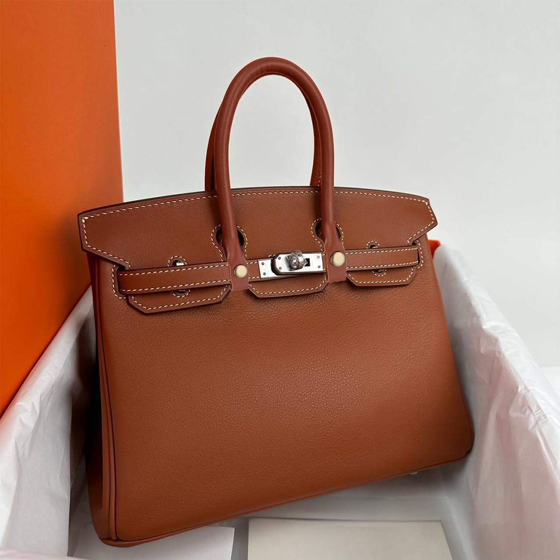 ZKGYUS 2 Piezas Asas para Bolsos de PU Correa para Bolso de Repuesto Asas de Cuero para Bolsos Cuero de la PU de la Bolsa de Asas de la correa Manija de la Correa Marrón Claro