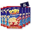 Popz Salted Popcorn 6er Pack (6 x 270 g), Popcorn Mais für das perfekte Filmerlebnis zu Hause, Mikrowellenpopcorn mit leckerem Meersalz