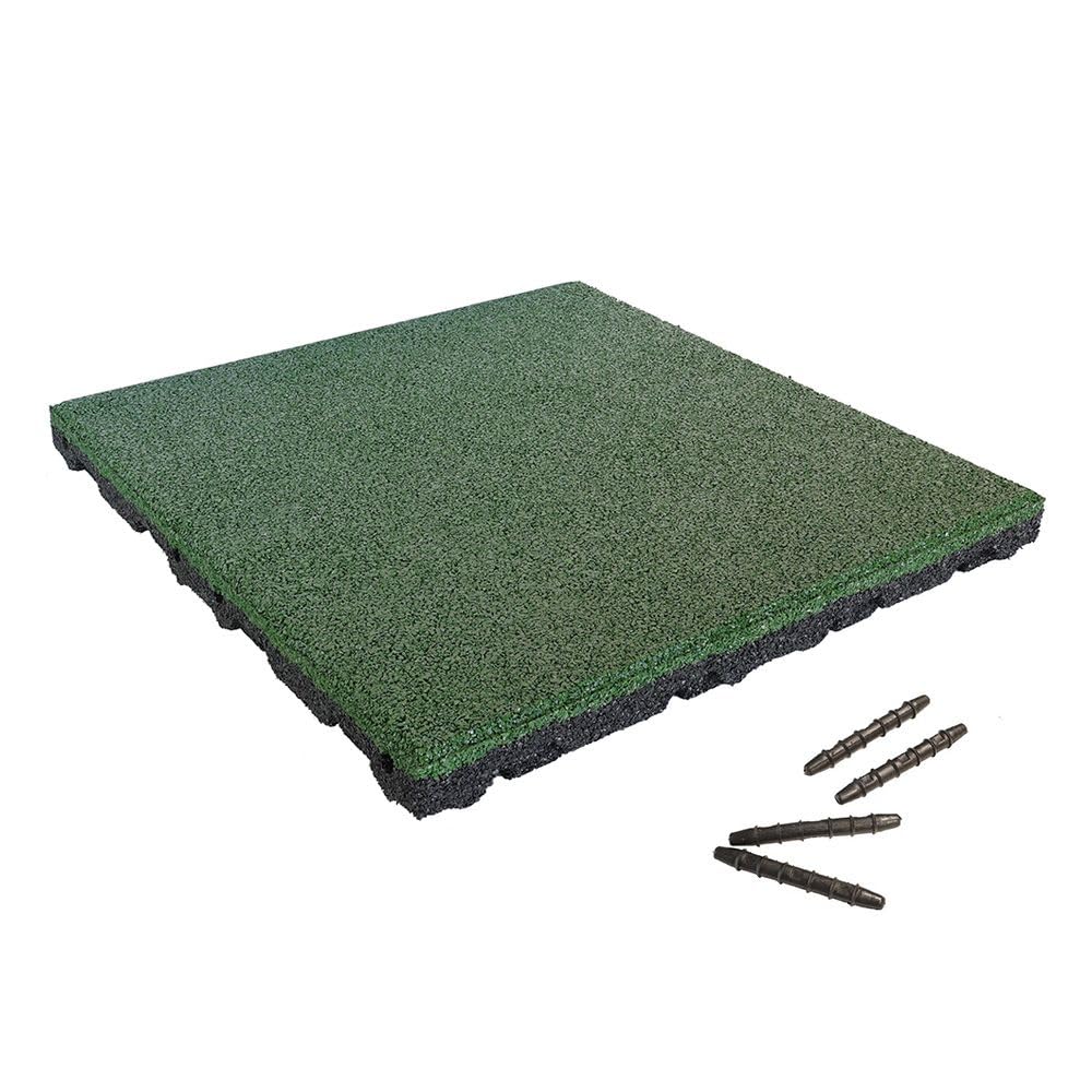 Vivol Tapis de Sol à Absorption des Chocs avec système d'emboîtement, 55 mm d'épaisseur - 50 x 50 cm, certifié TÜV