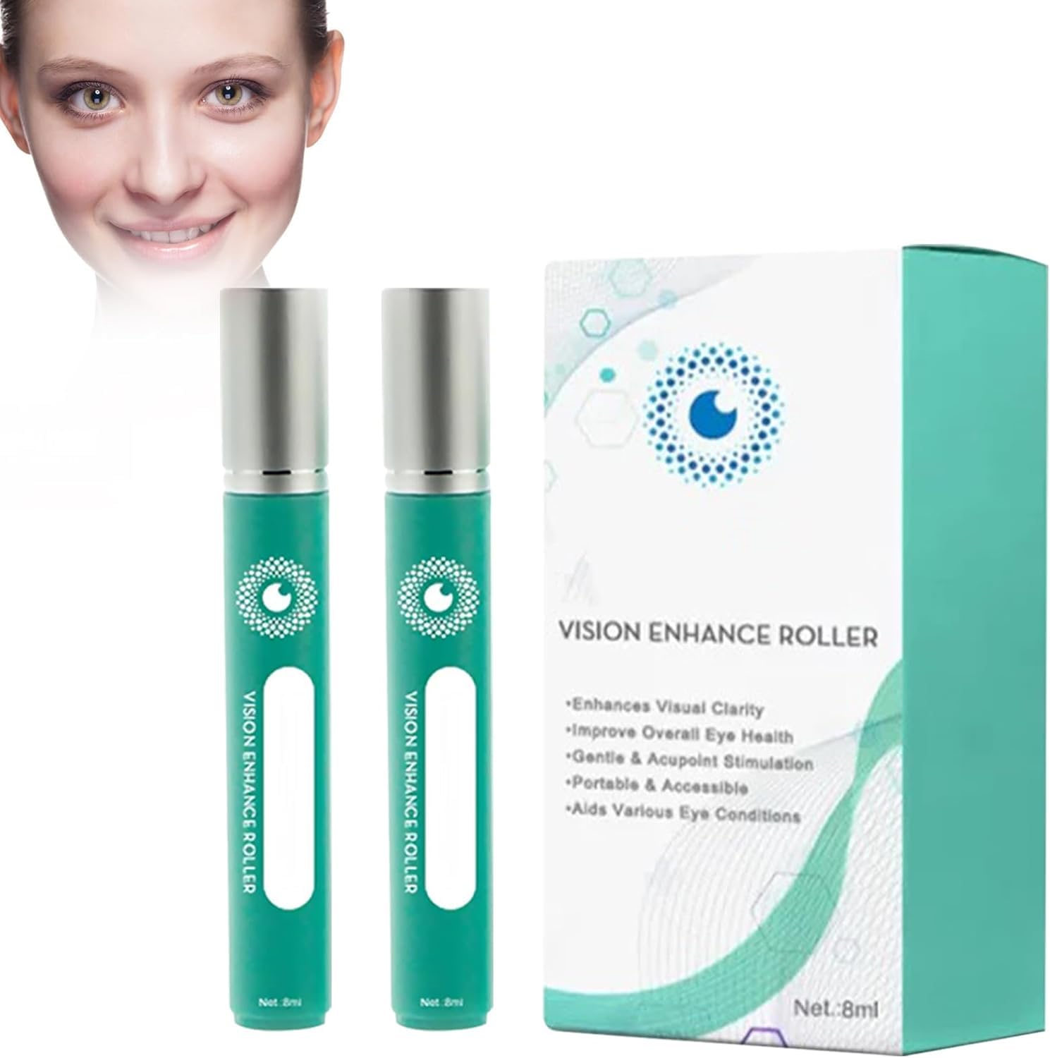 Cooling Eye Massage Roller | Refreshing Under Eye Roller for Puffy, Tired & Dry-Feeling Eyes | Stainless Steel Roller Ball | Soothing Eye Care Tool for Daily Use | Reusable & Portable-image-8