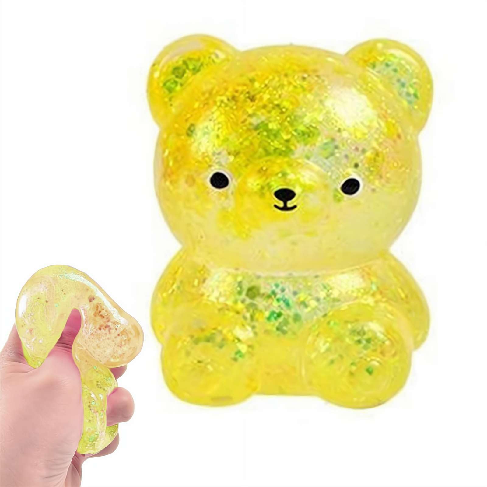 Bear Squishies, Stress Bear Squishies Ball, Bears Squi-shies Sugar Ball,Party Favors for Kids Squeezes, Stress Relief Toy Squeezes Balls,Easter Basket Stuffers,Party Favors Birthday Gifts