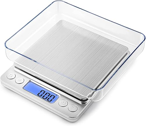 Báscula de cocina, LZPGITGD digital para alimentos, peso de gramos y onzas para cocinar, hornear, café, dietas por pérdida, preparación de joyas y