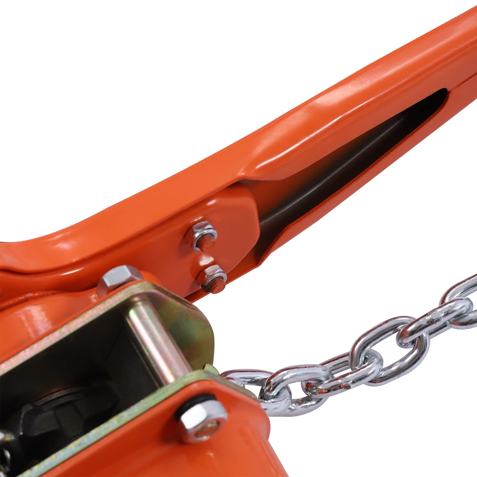 Paranco Manuale a Catena da 1500kg con altezza di sollevamento di 6m,Mini paranco a Leva in acciaio legato con catena in acciaio ø7.1mm G80, freno di sicurezza e gancio,per trasporto merci e traino
