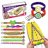 Friendship Bracelet Making Kit for Girls, Cool DIY Craft Kits Toys for 6 7 8 9 10 11 12 Years Old, Bracelet String and Travel Activities, Christmas Gifts for Teen Girls