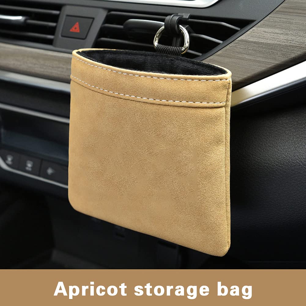 Organizer Per Auto Da Sfiato - Scatola Portaoggetti In PU - Per Telefono, Chiavi, Penne - Nero O Grigio - Foto 3