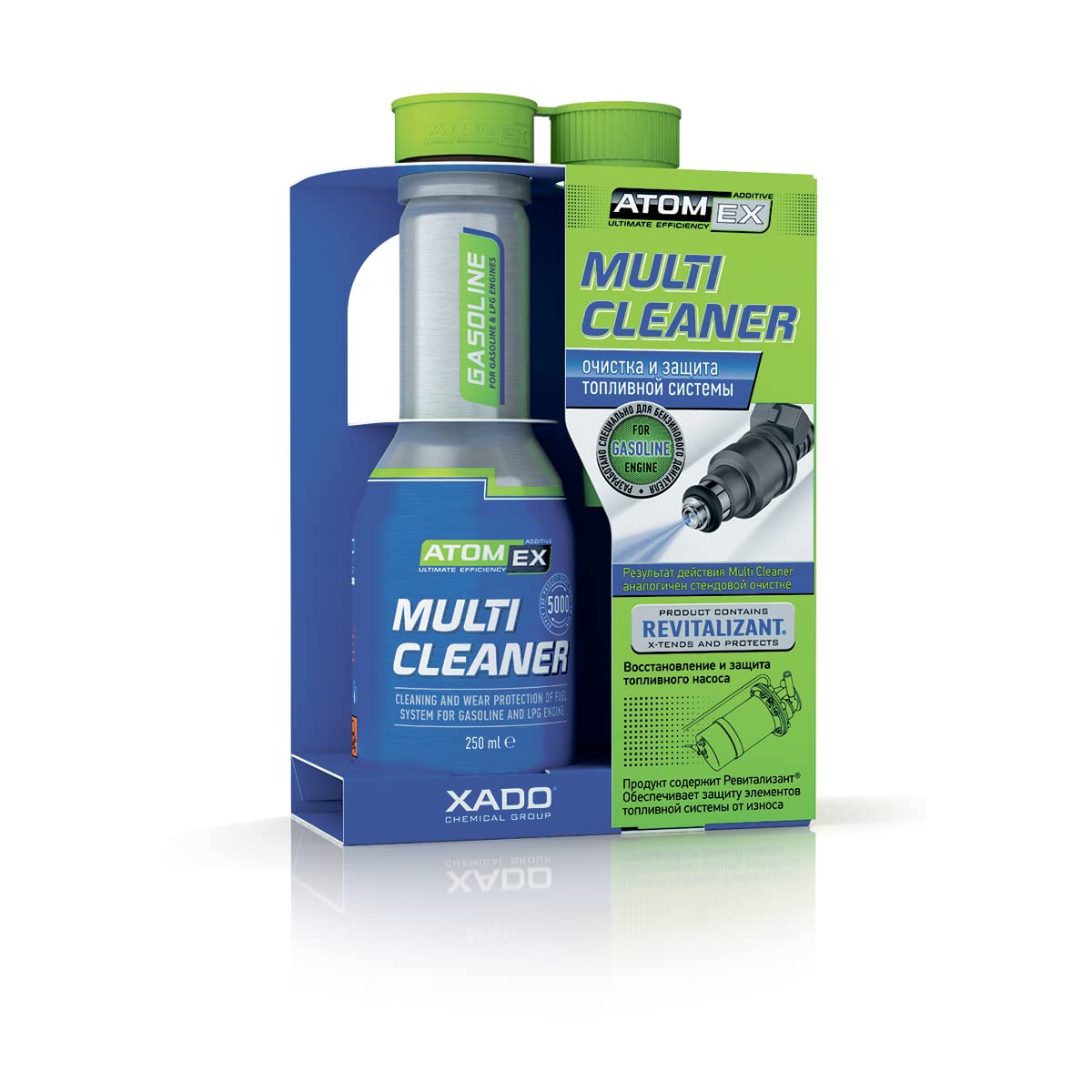 XADO 2er Set für Kraftstoffreinigung/Injektoren Reiniger - 2X Multi Cleaner Benzin Kraftstoffsystem