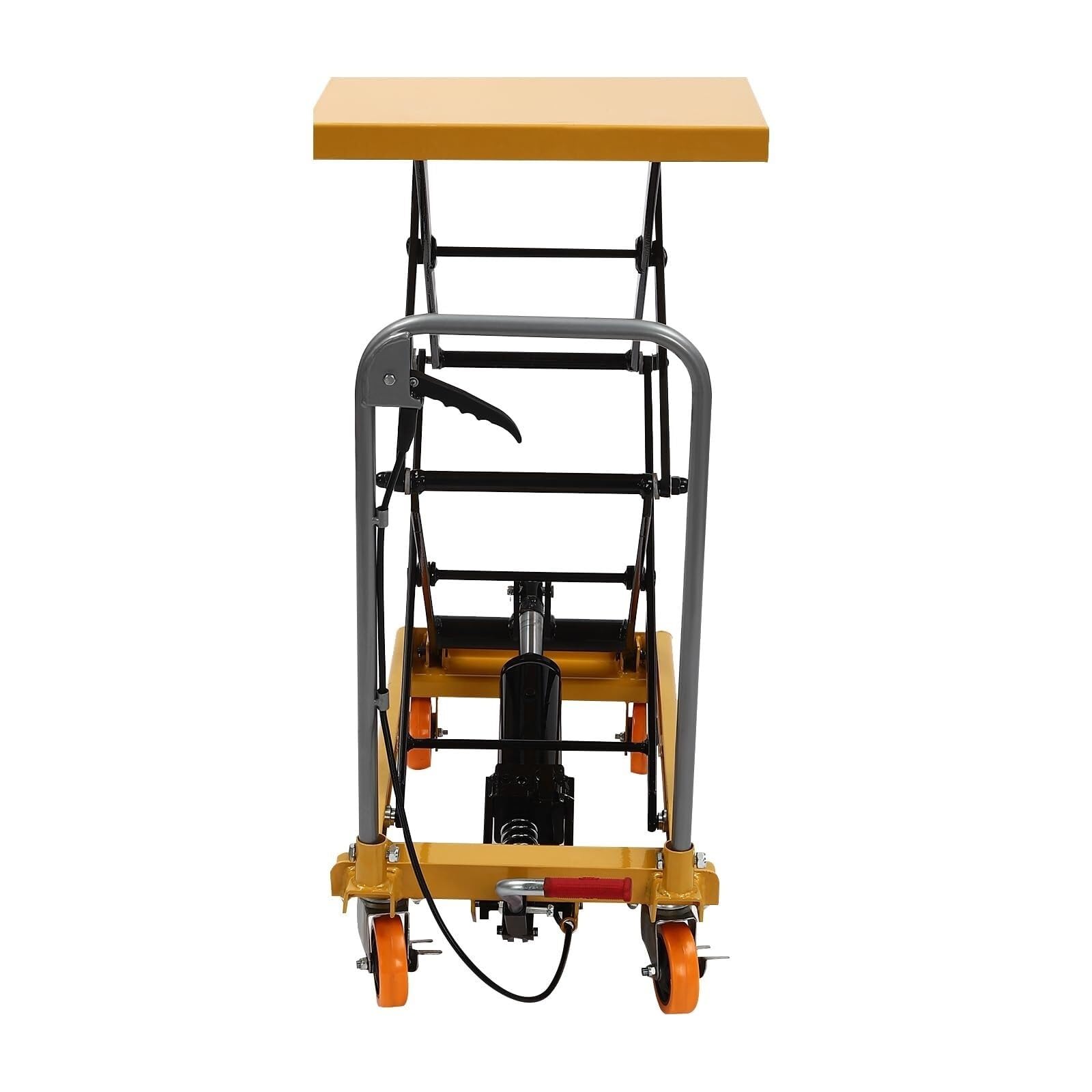Składany hydrauliczny wózek podnoszący podwójny stół do podnoszenia nożyc do przenoszenia i transportu materiałów (200 kg)