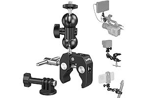 SMALLRIG Super Camera Clamp Mount, Fit for Fence, Desk, Tripod, Projectors, Camera, Monitors and Lights
