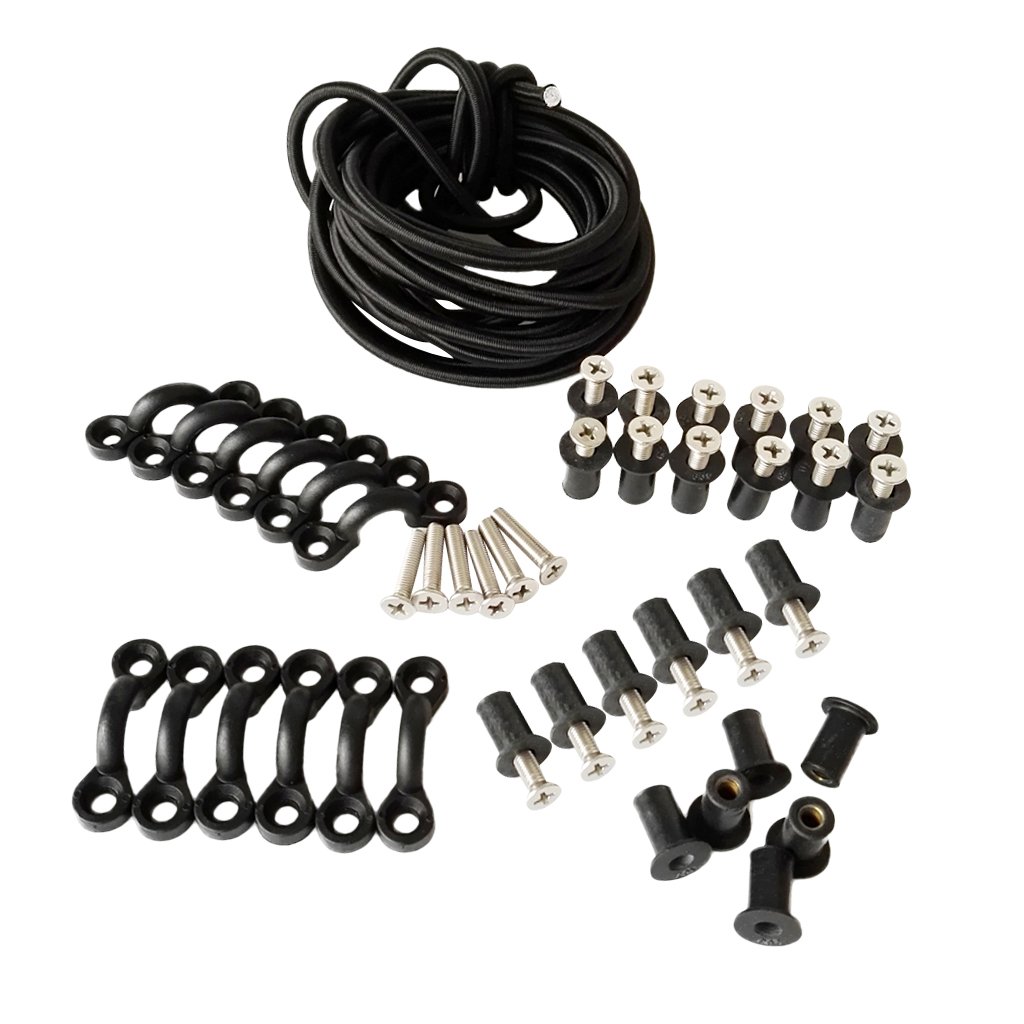 Buy Ashu Supply Shock Cord/Bungee Cord Deck Rigging Accessory Kit for