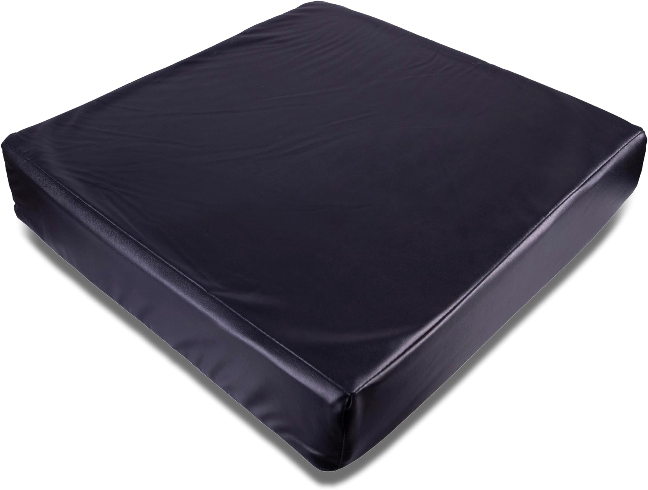 Aidapt Memory Foam Soft touch Vinyl Covered Wheelchair/Seat Cushion Full Support, Elderly, Comfort Seat Aid, Multiple uses, Chair Cushion, Scooter, Everyday use Wipe Clean with Fixing Straps