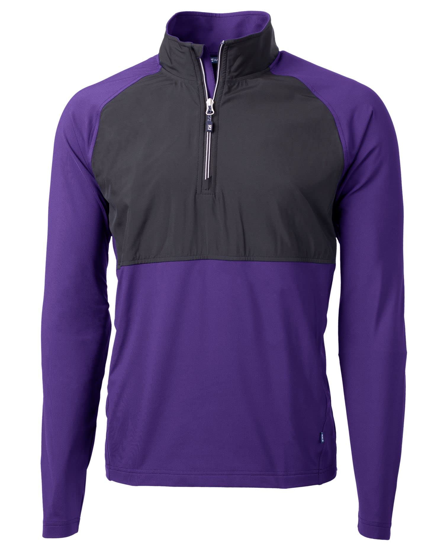 Cutter &amp; Buck Men's Adapt Eco Knit Hybrid Recycled Mens Quarter Zip