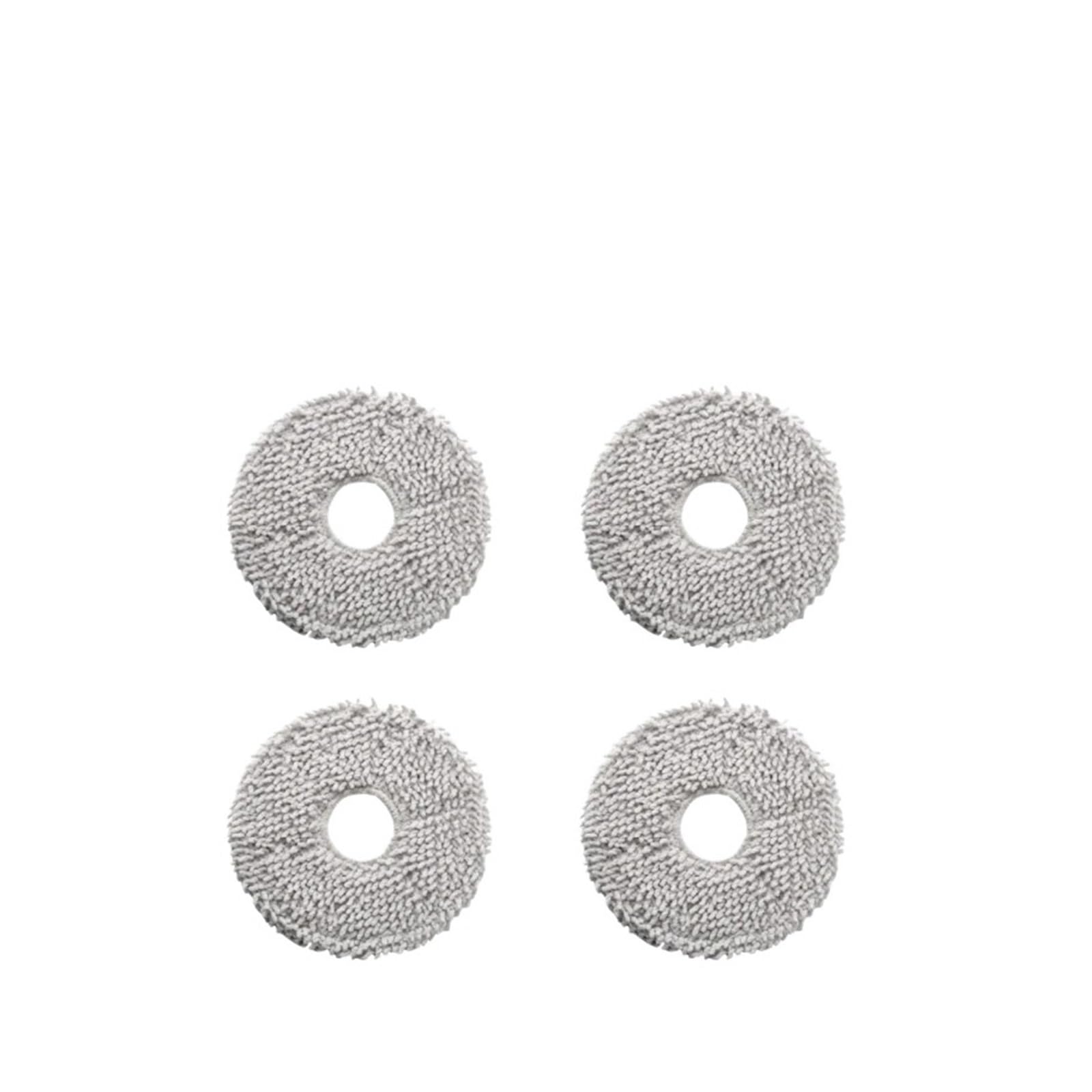 LMRXOFE Vacuum Cleaner Mop Cloth,Compatible For Ecovacs,X1PRO,Compatible For OMNI,T10omni/T20 X2PRO T50PRO,Parts Robot Mop Pad(4 mop cloths)