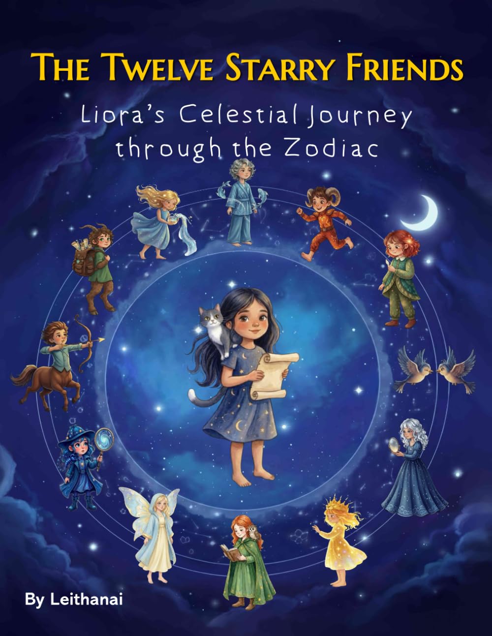 The Twelve Starry Friends: Liora’s Celestial Journey Through the Zodiac