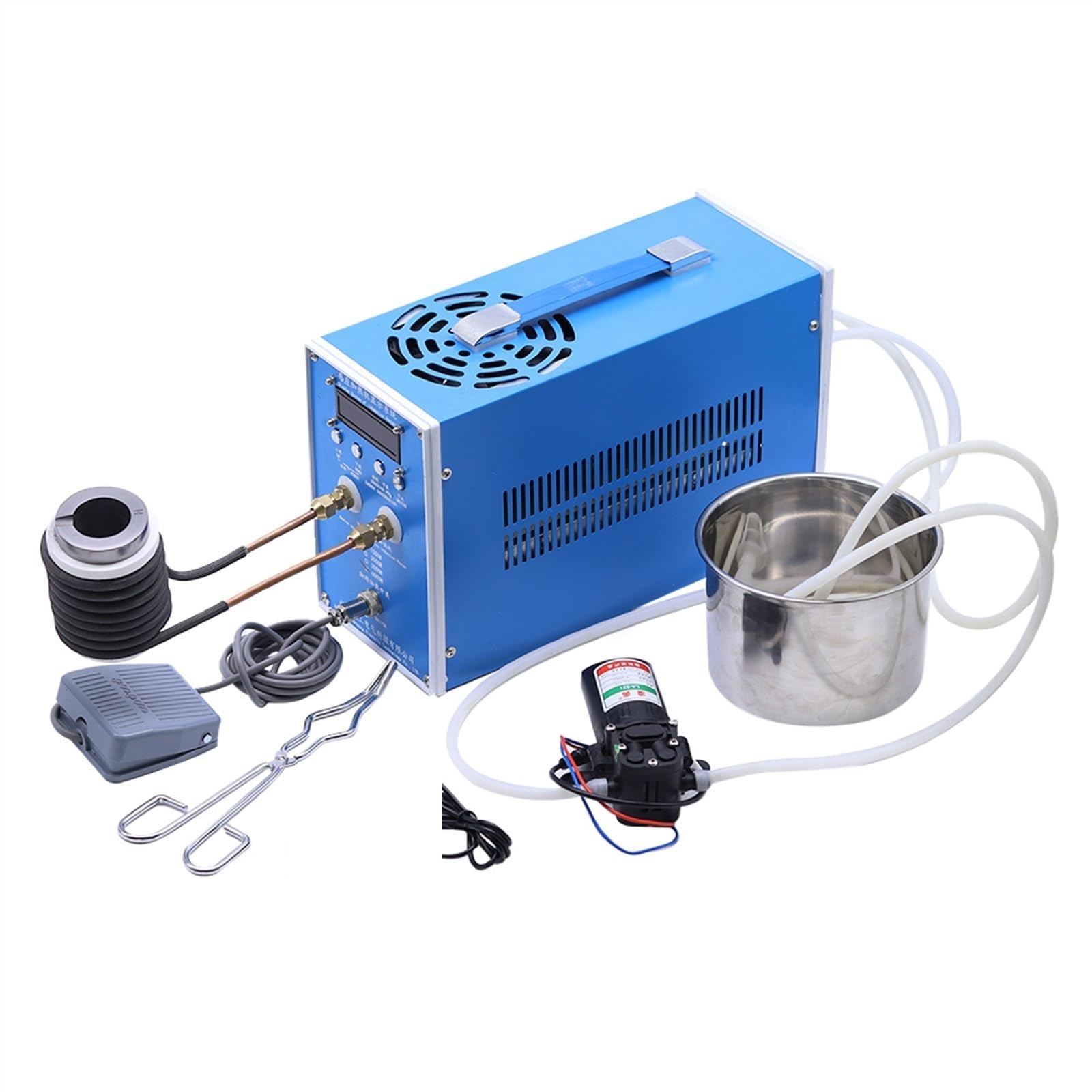 Nagrzewnica indukcyjna 2000W 2800W Nagrzewnica indukcyjna wysokiej częstotliwości Nagrzewnica indukcyjna ZVS Piec do topienia srebra i złota(ZDBT-2)