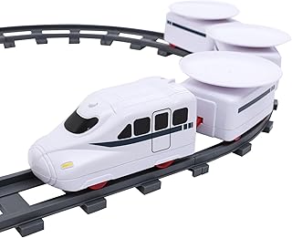 Sushi Train Set Rotating Sushi Train Electric Rotary Sushi Machine Toy Track Conveyor Belt Rotating Table for Kids Family Party Sushi Display, White ( Without Battery )