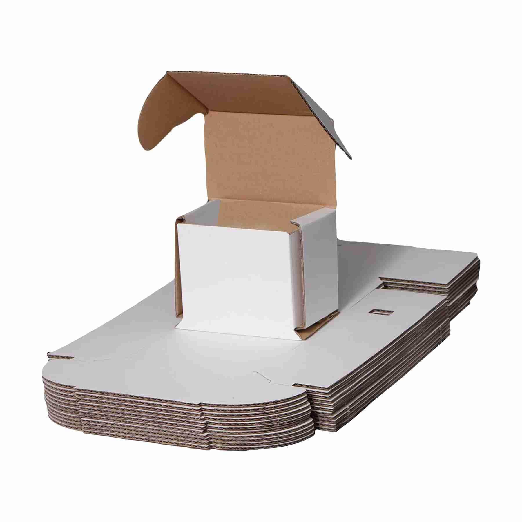 RelianceUK 100 x Smash Proof Mug Boxes Packaging 10oz 11oz Coffee Mug Shipping Boxes Gift Box Mailing Double Wall White Cardboard Boxes Postal Box - 11.5 x 15 x 8.5cm