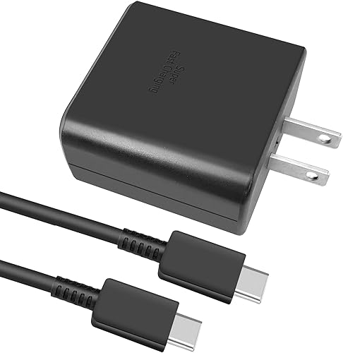 Cargador S22 Ultra de 45 W USB-C de carga súper rápida tipo C cargador de pared para Samsung Galaxy S22 S22 S22 Ultra S21 UltraS21S20 UltraNote