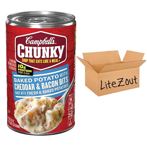 Miniatura 1 de Campbell's - Sopa gruesa de papa horneada con trozos de queso cheddar y tocino, 18.8 onzas, por Litezout