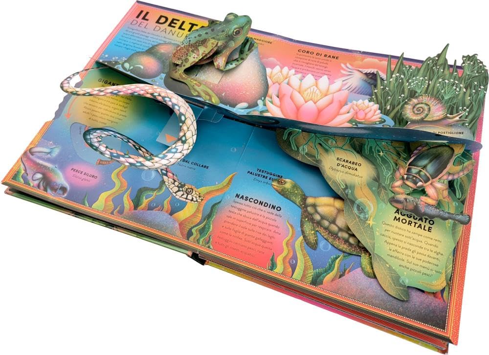 L'incredibile pop-up degli anfibi e altri e altri animali delle terre umide. Ediz. a colori