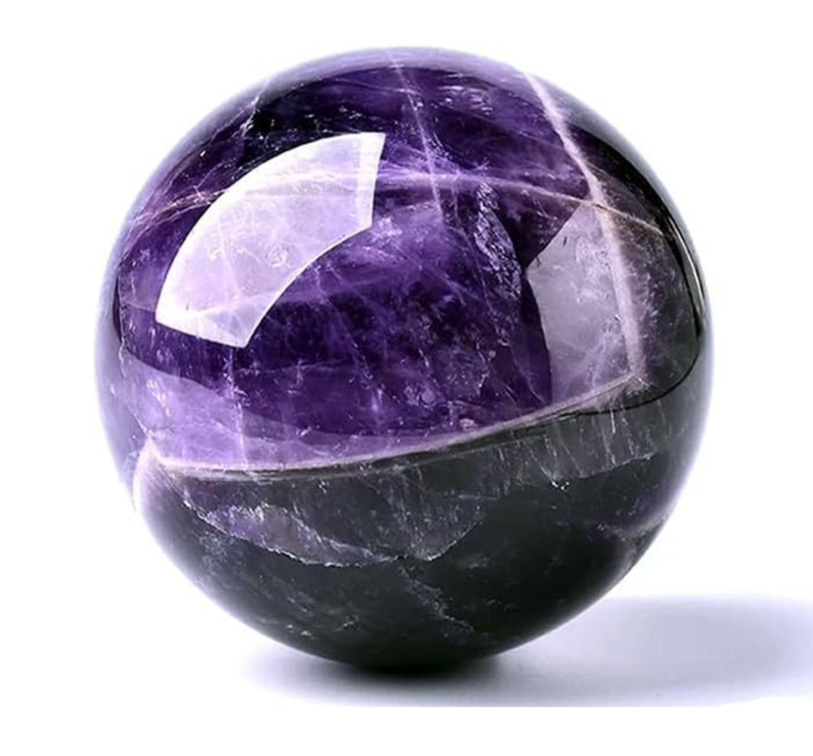YLQUXEUV Rainbow Moonstone, Quartz Crystal Ball, Decorative Spheres, Stone, Halloween, Accessories Spiritual Room Decor Wicca Supplies,150mm