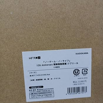 Amazon.co.jp: ノーゲーム ノーライフ10th Anniversary 額装複製