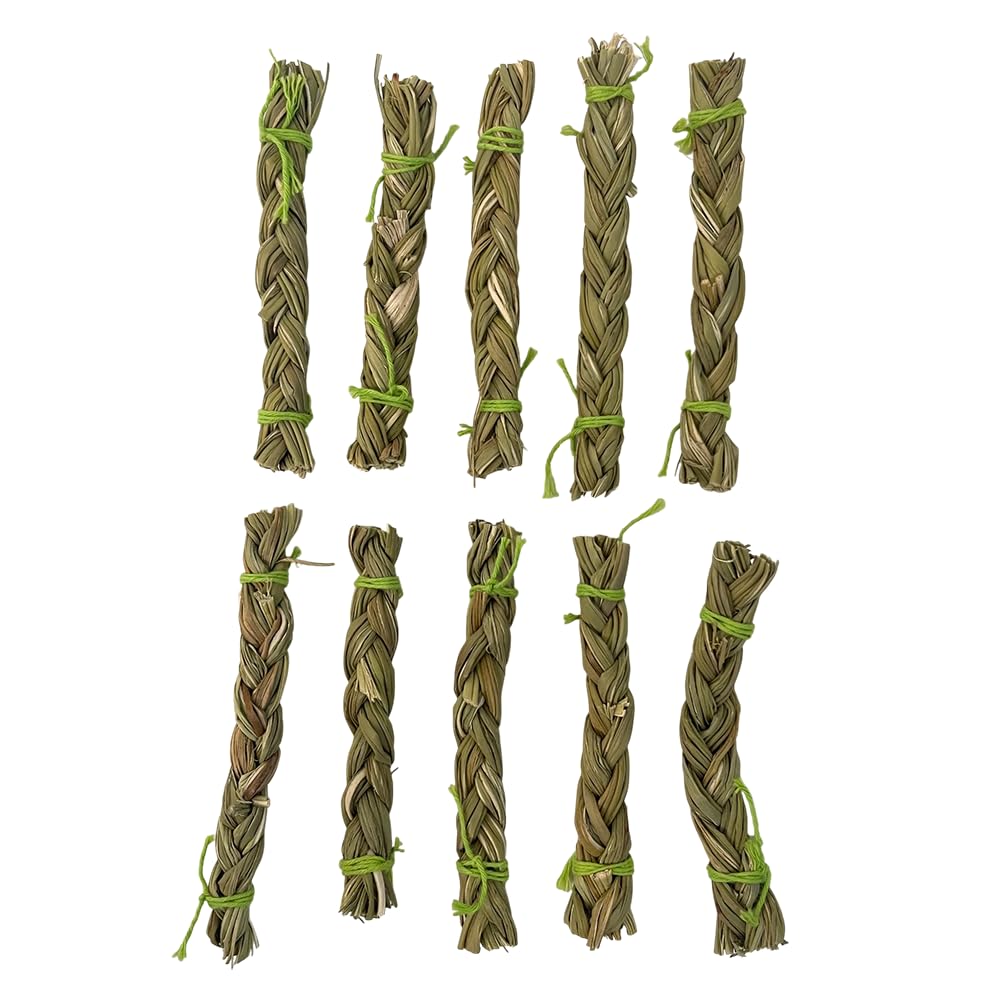 Smudge Stick, Braided Sweet Grass, 4", Pack of 10 — image 1